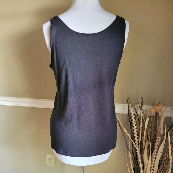 Eileen Fisher Oversized Linen Tank Top - Picture 4 of 8